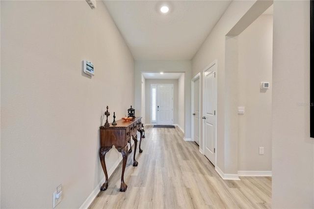12357 Nantahala Run, Parrish, FL 34219 - entrance foyer with light wood finished floors and recessed lighting