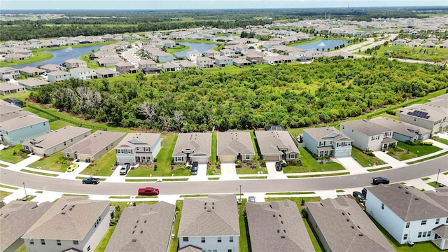 12357 Nantahala Run, Parrish, FL 34219 - aerial perspective of suburban area featuring a large body of water