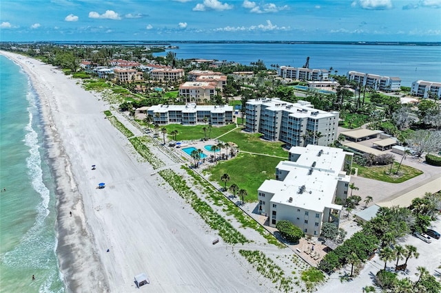 4805 Gulf Of Mexico Dr Unit 105, Longboat Key, FL 34228 - drone / aerial view of extended coastline and apartment complex / building