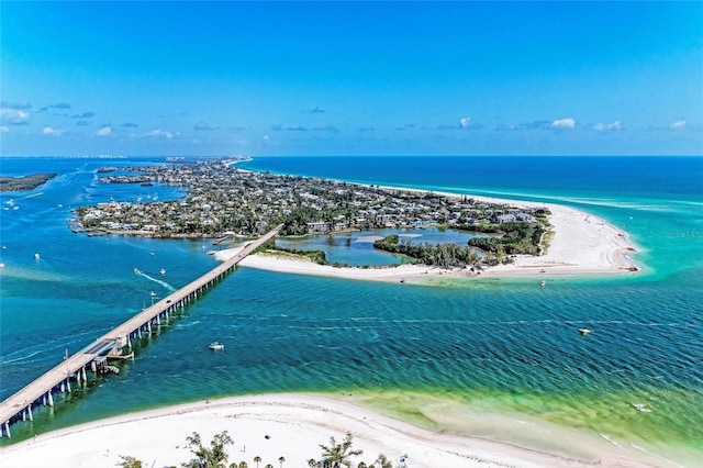 4805 Gulf Of Mexico Dr Unit 105, Longboat Key, FL 34228 - bird's eye view of expansive beach