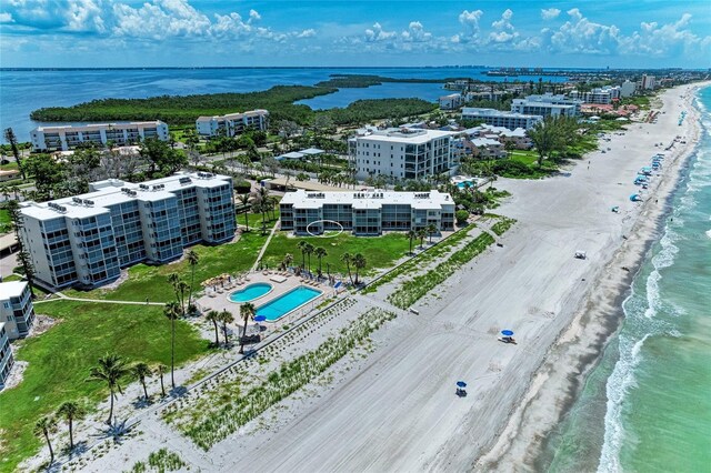 4805 Gulf Of Mexico Dr Unit 105, Longboat Key, FL 34228 - aerial view of expansive coastline and apartment complex