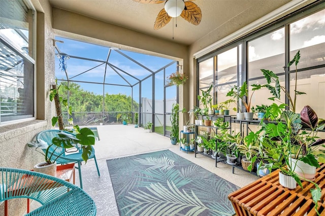 14255 Gnatcatcher Ter, Lakewood Ranch, FL 34202 - sunroom / solarium with ceiling fan