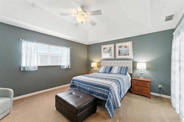 194 Sunset Rd, Rotonda West, FL 33947 - carpeted bedroom featuring baseboards and a ceiling fan