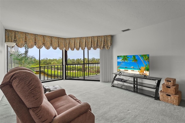 3705 E Bay Dr Unit 205, Holmes Beach, FL 34217 - view of carpeted living room
