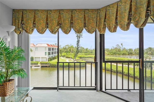 3705 E Bay Dr Unit 205, Holmes Beach, FL 34217 - balcony with a water view