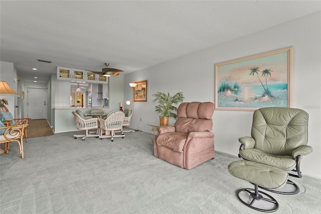 3705 E Bay Dr Unit 205, Holmes Beach, FL 34217 - view of carpeted living area