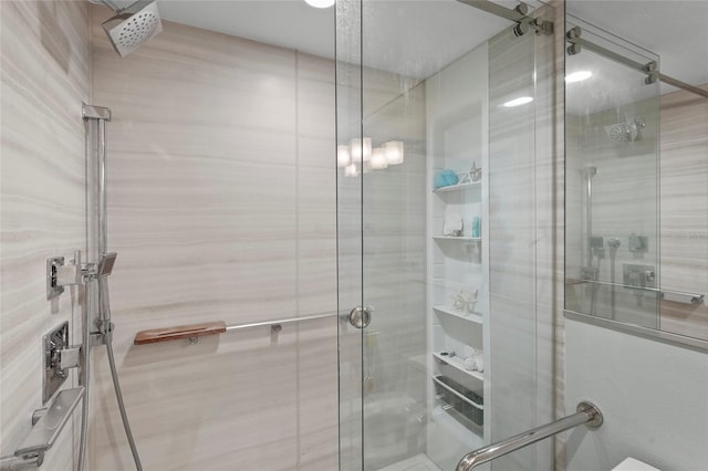 3705 E Bay Dr Unit 205, Holmes Beach, FL 34217 - full bathroom featuring a stall shower