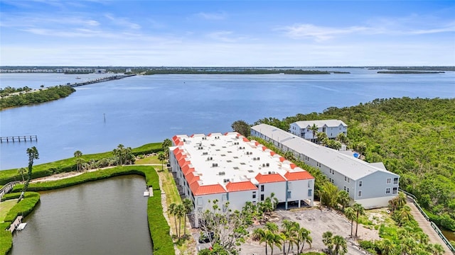 3705 E Bay Dr Unit 205, Holmes Beach, FL 34217 - aerial view of a nearby body of water and apartment complex / building