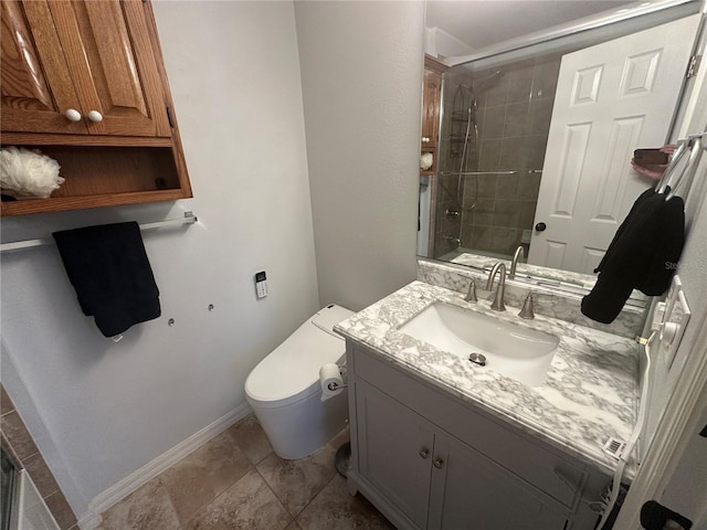 8809 White Sage Loop, Lakewood Ranch, FL 34202 - full bathroom featuring vanity and tiled shower