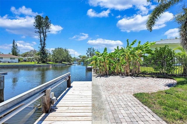 6962 Belgrave Dr, Sarasota, FL 34242 - dock area with a water view