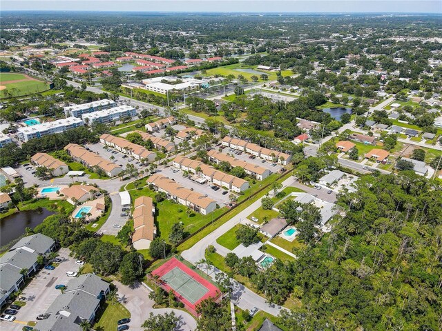2716 Hidden Lake Blvd Unit C, Sarasota, FL 34237 - aerial overview of property's location with a nearby body of water