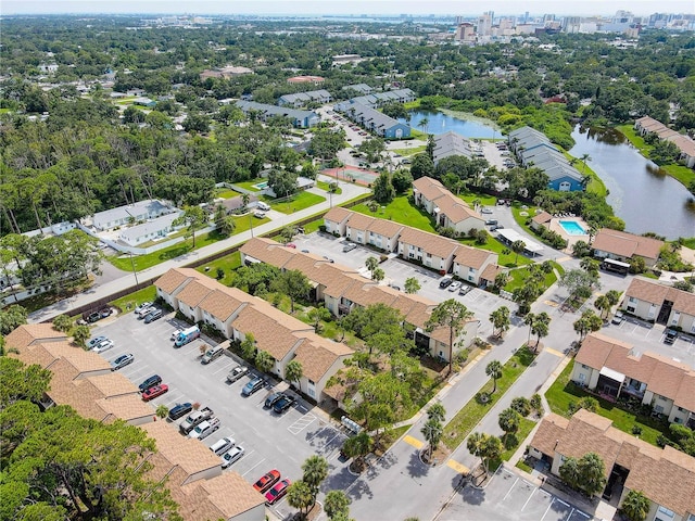 2716 Hidden Lake Blvd Unit C, Sarasota, FL 34237 - bird's eye view of a nearby body of water