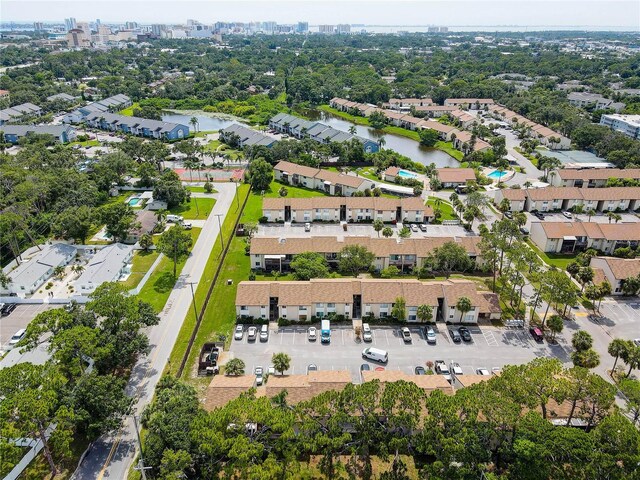 2716 Hidden Lake Blvd Unit C, Sarasota, FL 34237 - aerial view of property's location featuring a large body of water