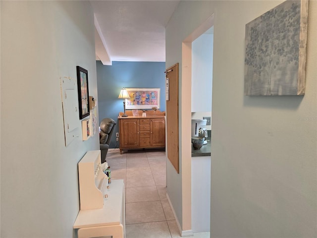 5850 Welcome Rd Unit J6, Bradenton, FL 34207 - hallway featuring light tile patterned flooring