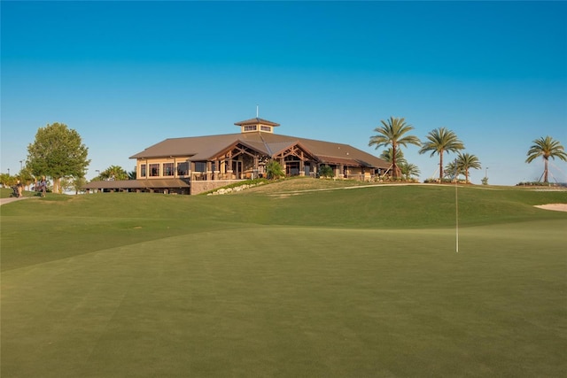 7039 Woodmore Ter, Lakewood Ranch, FL 34202 - view of home's community with an area to practice putting and view of golf course