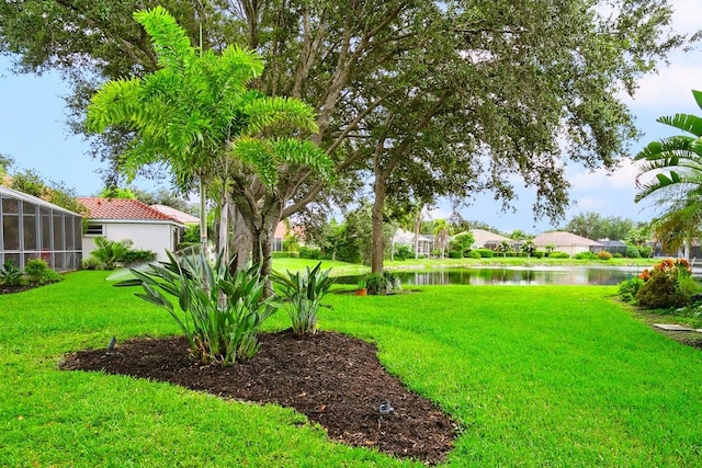 471 Park Trace Blvd, Osprey, FL 34229 - view of green lawn with a water view