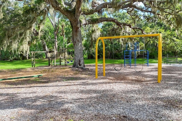 4658 Longwater Chase Unit 104, Sarasota, FL 34235 - view of community jungle gym
