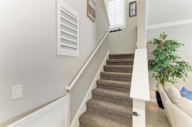 3911 91st Ave E, Parrish, FL 34219 - staircase featuring tile patterned floors