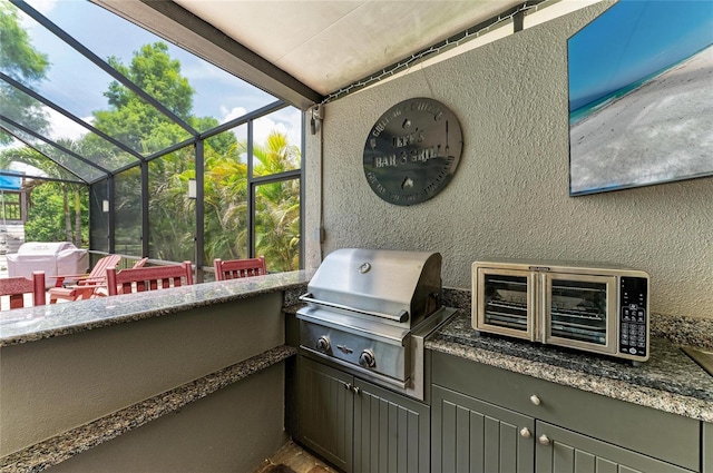 3911 91st Ave E, Parrish, FL 34219 - view of patio / terrace with area for grilling