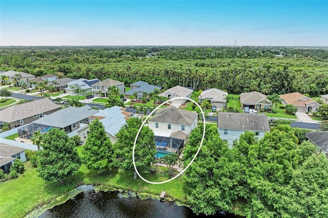 3911 91st Ave E, Parrish, FL 34219 - aerial perspective of suburban area featuring a forest