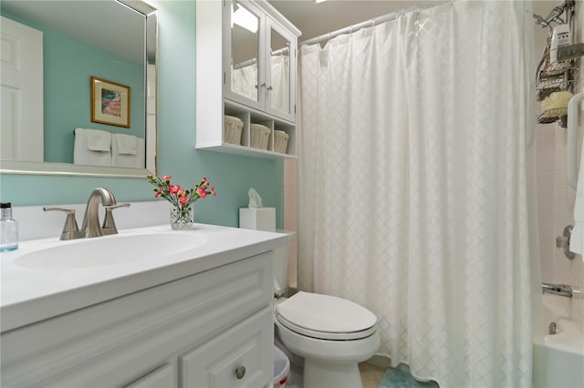 5705 Ashton Way Unit 5705, Sarasota, FL 34231 - bathroom featuring vanity and shower / bath combo with shower curtain