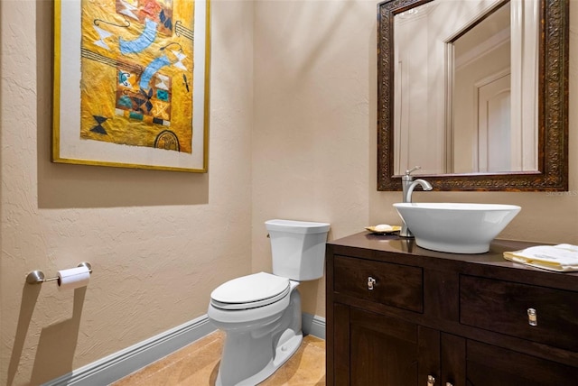 6926 Lacantera Cir, Lakewood Ranch, FL 34202 - half bathroom with baseboards and vanity