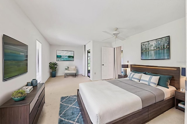3557 Wilkinson Woods Dr, Sarasota, FL 34231 - bedroom with carpet and ceiling fan