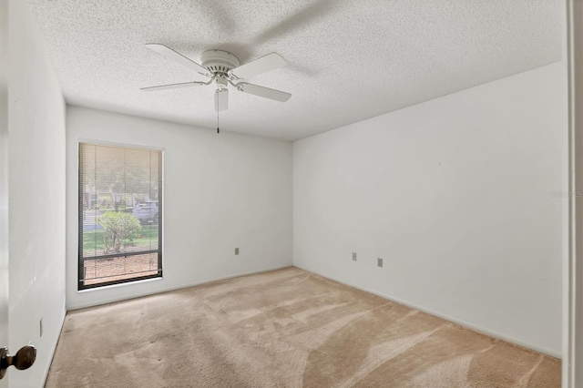 3557 Wilkinson Woods Dr, Sarasota, FL 34231 - unfurnished room featuring carpet, a ceiling fan, and a textured ceiling