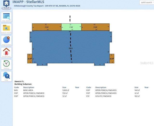 803 E Shell Point Rd, Ruskin, FL 33570 - view of floor plan / room layout