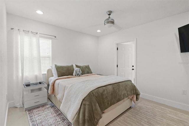 6917 22nd St W, Bradenton, FL 34207 - bedroom with baseboards and recessed lighting