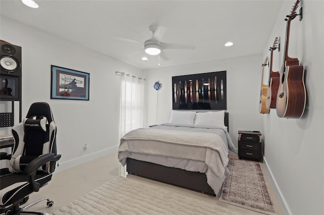 6917 22nd St W, Bradenton, FL 34207 - bedroom with recessed lighting and ceiling fan