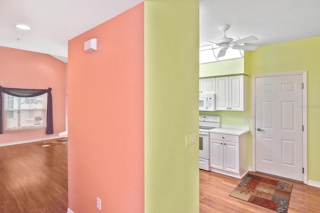 7605 Sweetbay Cir Unit 5-102, Bradenton, FL 34203 - corridor featuring light wood-style flooring and baseboards