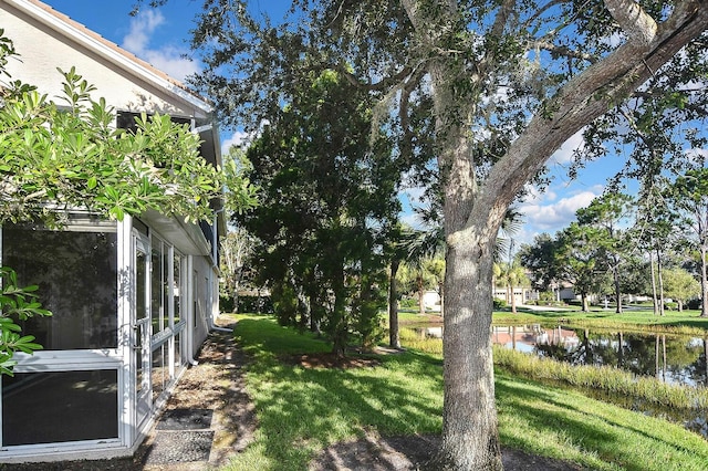 7605 Sweetbay Cir Unit 5-102, Bradenton, FL 34203 - view of green lawn with a water view