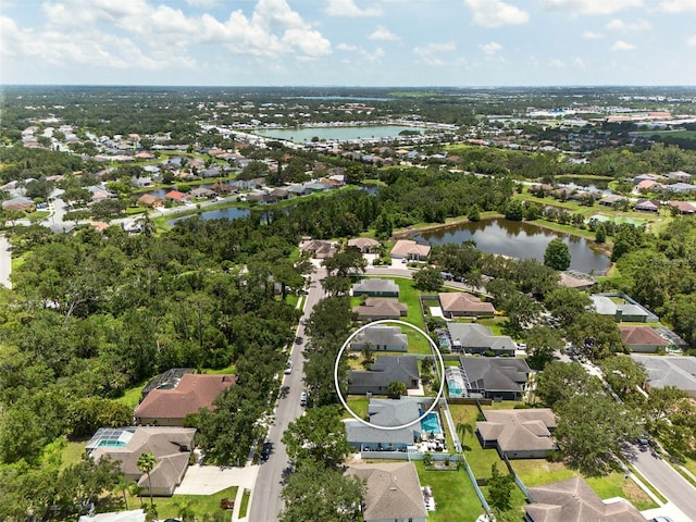4668 73rd St E, Bradenton, FL 34203 - aerial perspective of suburban area with a nearby body of water