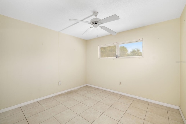 510 Granada Ave Unit 108, Venice, FL 34285 - empty room featuring a ceiling fan and light tile patterned flooring