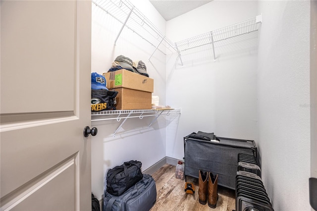 174 SW Caboose Dr, Fort White, FL 32038 - walk in closet with wood finished floors