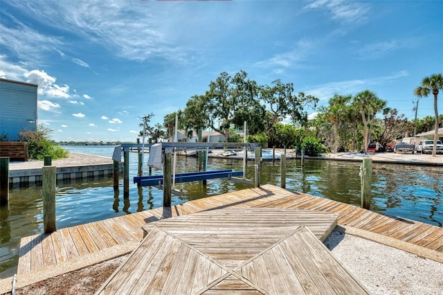 1236 Port Ln, Sarasota, FL 34242 - dock with a water view