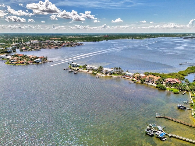 1236 Port Ln, Sarasota, FL 34242 - drone / aerial view of a large body of water