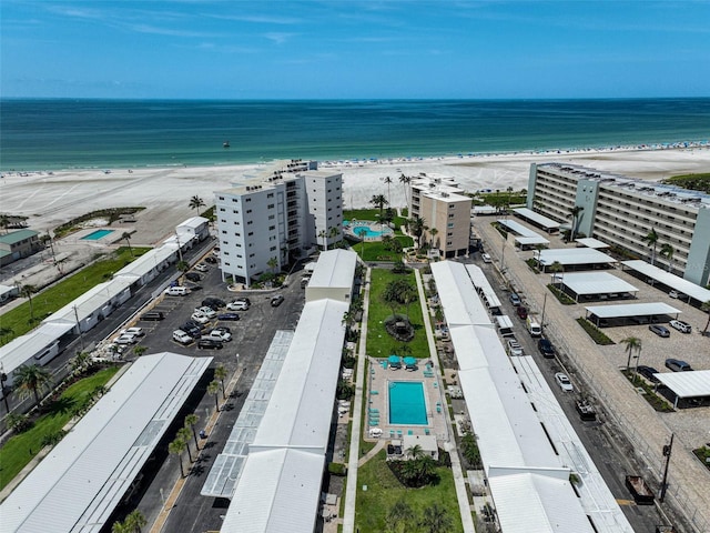 5830 Midnight Pass Rd Unit 108, Sarasota, FL 34242 - bird's eye view of unending shoreline and a pool area