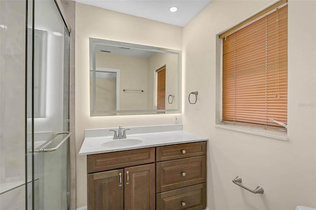 5830 Midnight Pass Rd Unit 108, Sarasota, FL 34242 - full bathroom featuring vanity and a stall shower