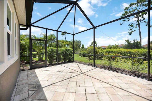 11680 Tapestry Ln, Venice, FL 34292 - view of patio / terrace featuring glass enclosure
