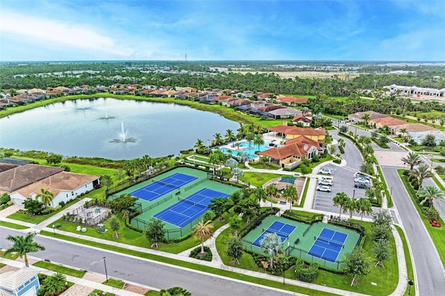 11680 Tapestry Ln, Venice, FL 34292 - aerial perspective of suburban area featuring a large body of water