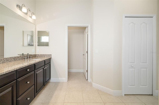 13789 Old Creek Ct, Parrish, FL 34219 - bathroom with vanity and tile patterned floors