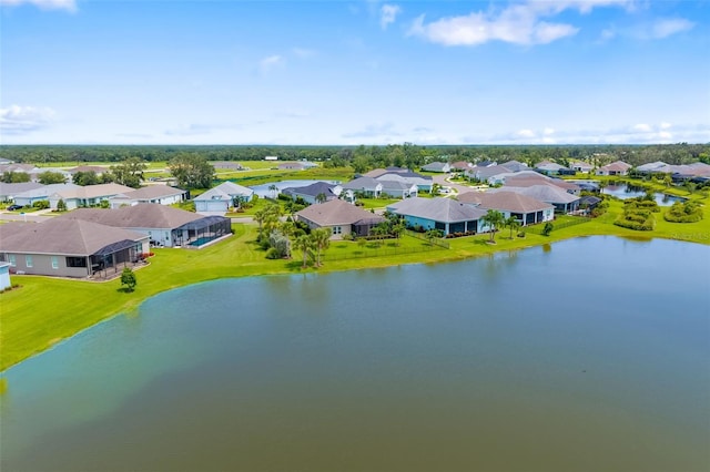 13789 Old Creek Ct, Parrish, FL 34219 - aerial perspective of suburban area with a large body of water