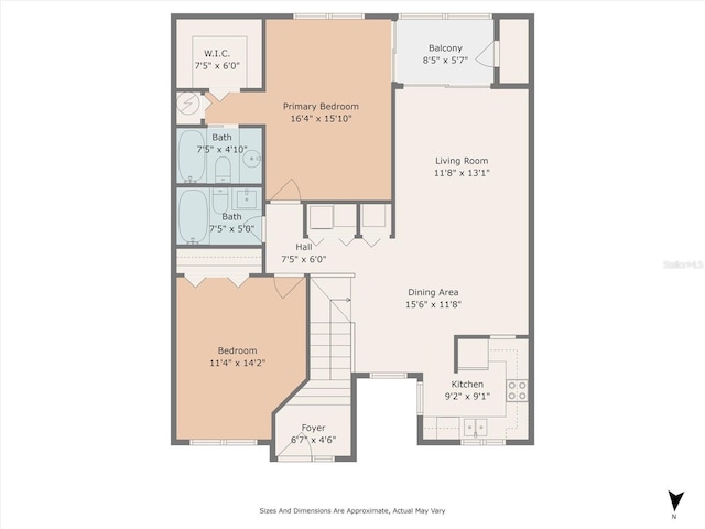 970 Sandpiper Cir Unit 970, Bradenton, FL 34209 - view of floor plan / room layout