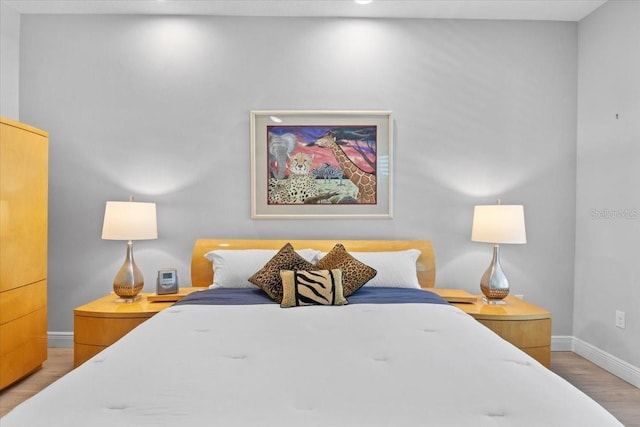 3605 Wild Blossom Pl, Parrish, FL 34219 - bedroom featuring baseboards and light wood finished floors