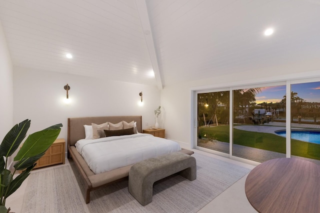 615 Concord Ln, Holmes Beach, FL 34217 - bedroom with access to outside and recessed lighting