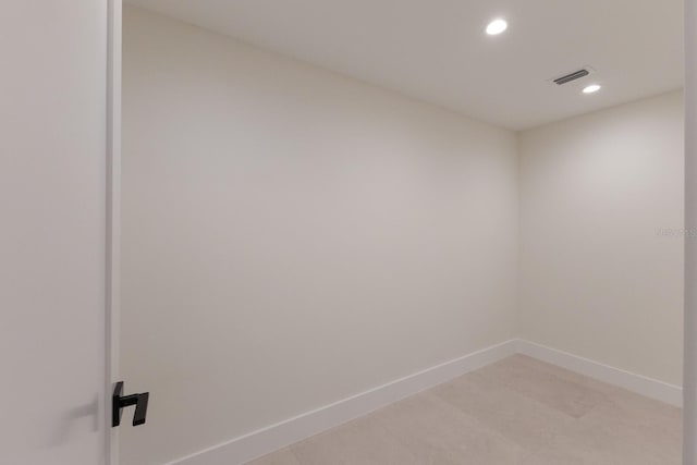 615 Concord Ln, Holmes Beach, FL 34217 - empty room with recessed lighting and light tile patterned flooring