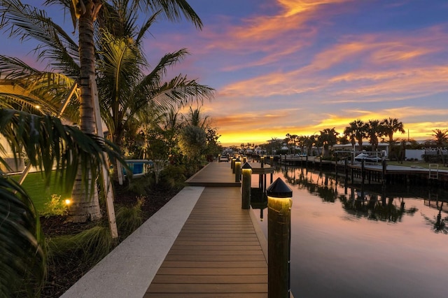 615 Concord Ln, Holmes Beach, FL 34217 - dock featuring a water view