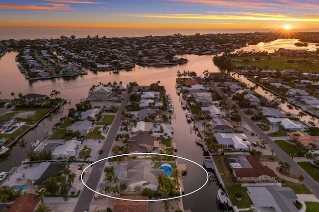 615 Concord Ln, Holmes Beach, FL 34217 - aerial overview of property's location with nearby suburban area